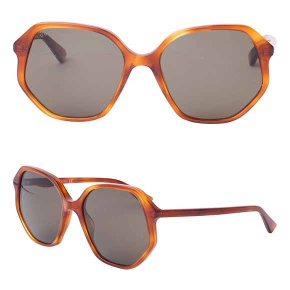 Gucci Accessories - Gucci Brown havana sunglasses NWT